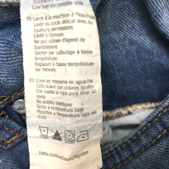 Refuge Denim Women's High Rise Mom Jeans Distressed Straight Leg size jrs 3 - Picture 7 of 11